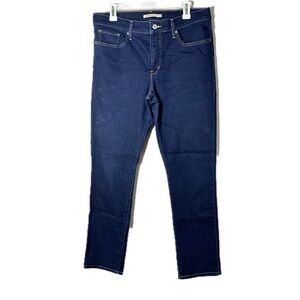 Levi’s 312 Women Dark Blue Shaping Slim Jeans Stretch Comfort Size W32 L30